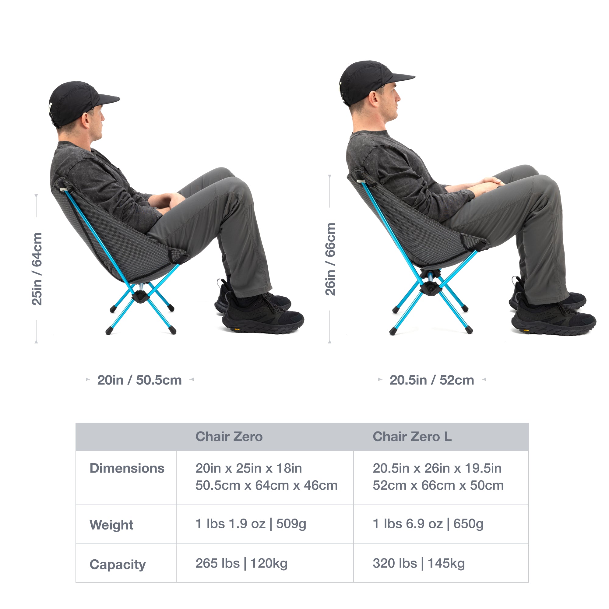 Helinox Chair Zero L | Free Shipping & 5 Year Warranty